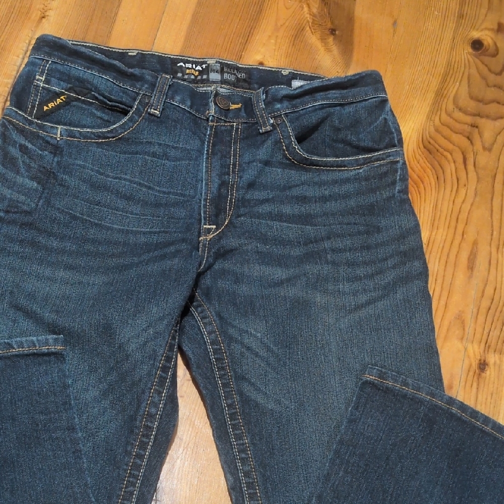 Ariat Men's Dark Blue Bootcut Jeans